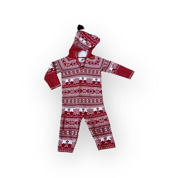 Hanna Andersson Hooded Sweater Romper - Picture 1 of 3